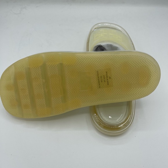 Tory Burch Bubble Jelly Slides size 8, color New Ivory - Picture 3 of 4